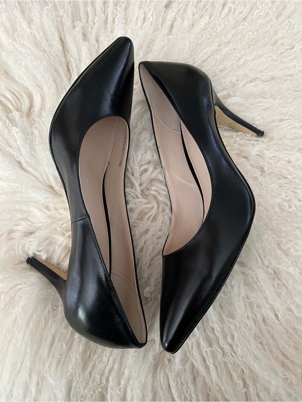 NWT - Cole Haan Black Pointed-Toe Stiletto Pumps